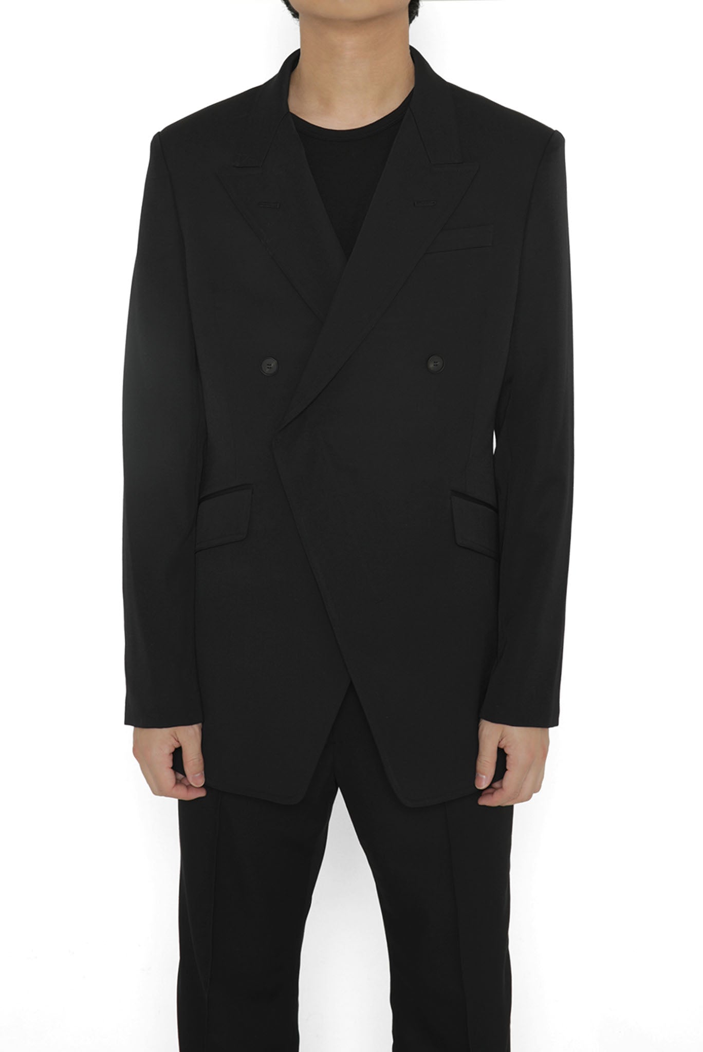 FITTED BLAZER in BLACK / HIBIKI NAKAMINAMI