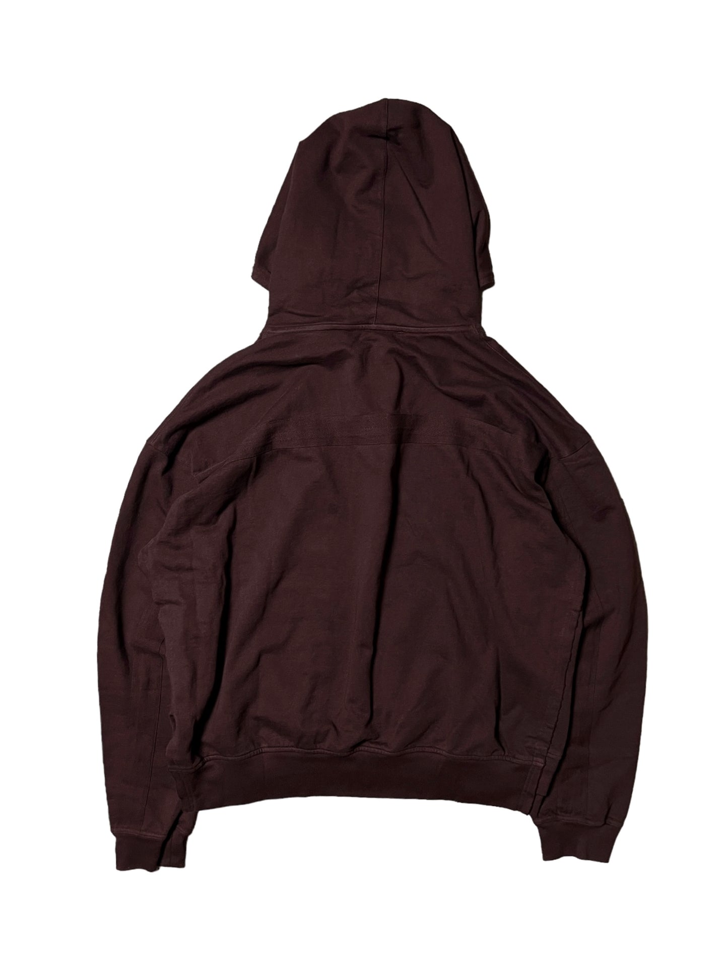 GARMENT DYED LOUNGE HOODIE in BROWN