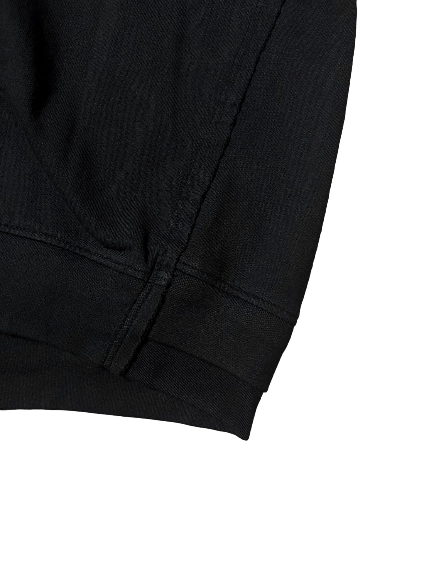 GARMENT DYED LOUNGE SWEATSHIRT in BLACK