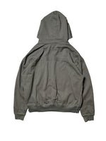 GARMENT DYED LOUNGE HOODIE in DULL GREY