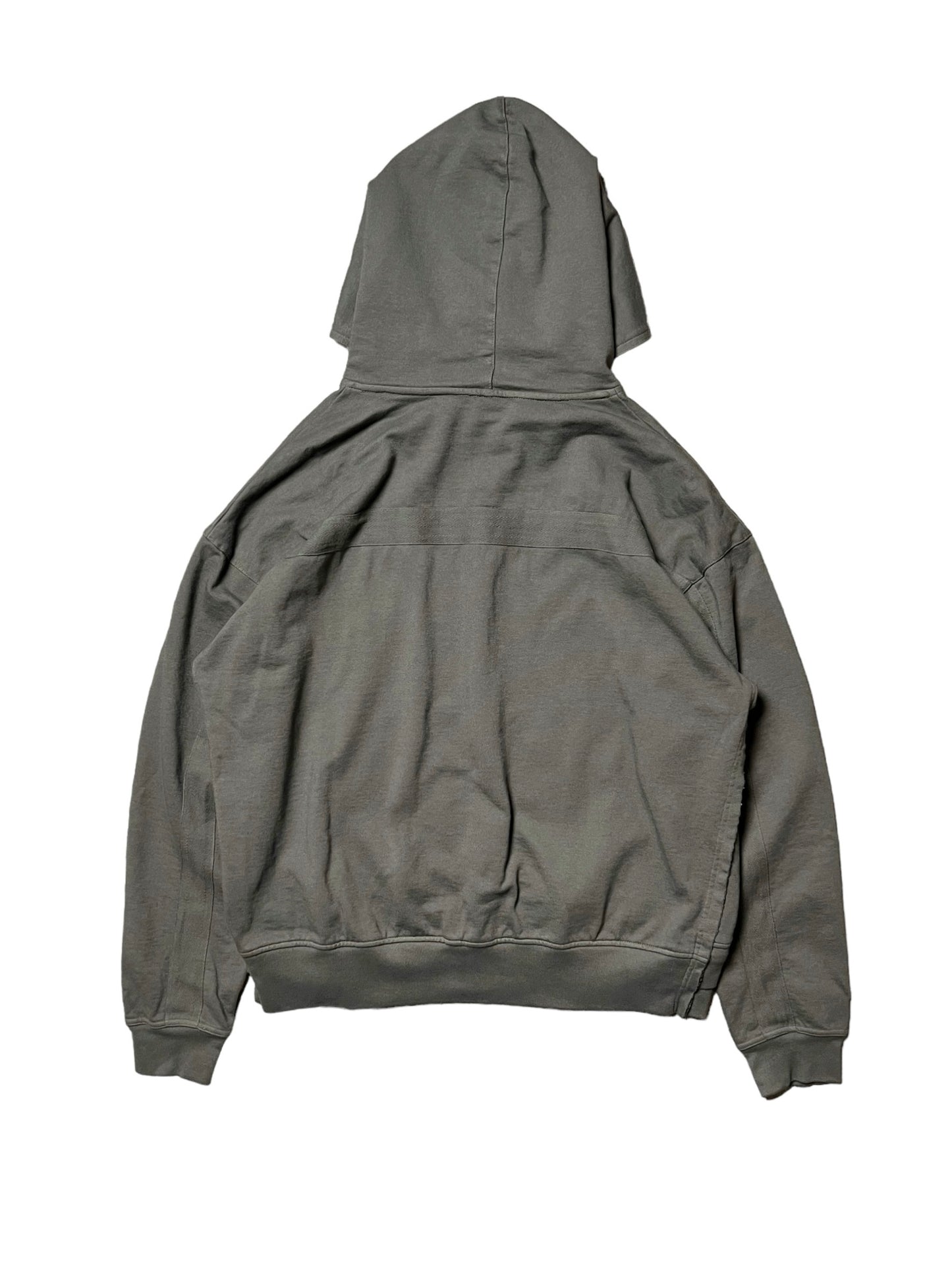 GARMENT DYED LOUNGE HOODIE in DULL GREY