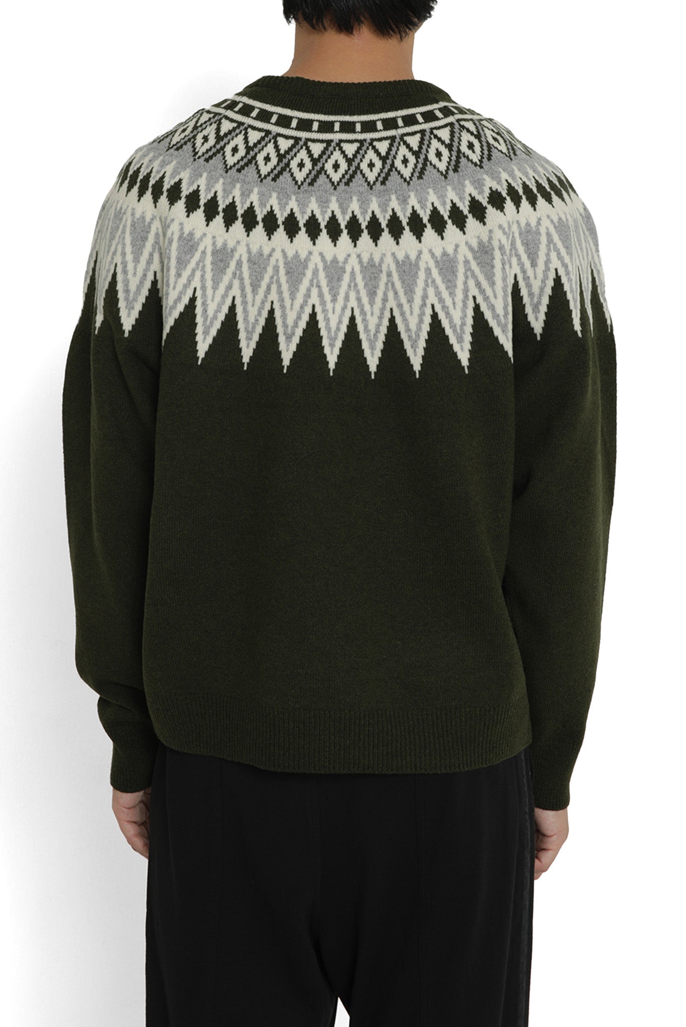 MERAK / KNIT JUMPER in HUNTER GREEN