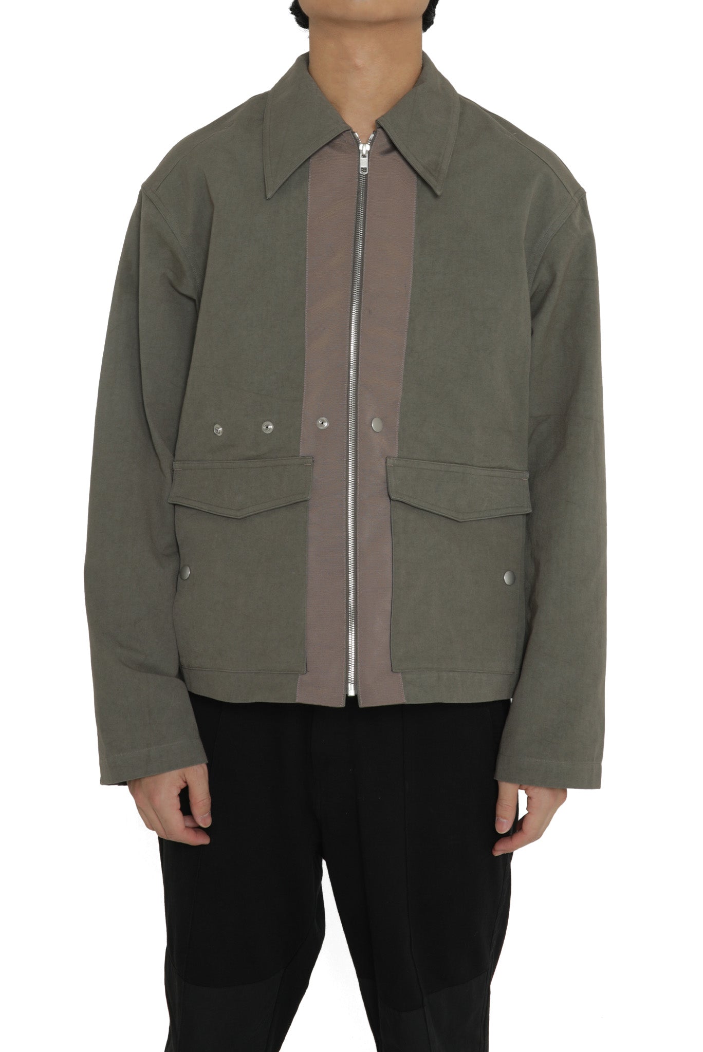 PERCY WORK BLOUSON in DULL GREY