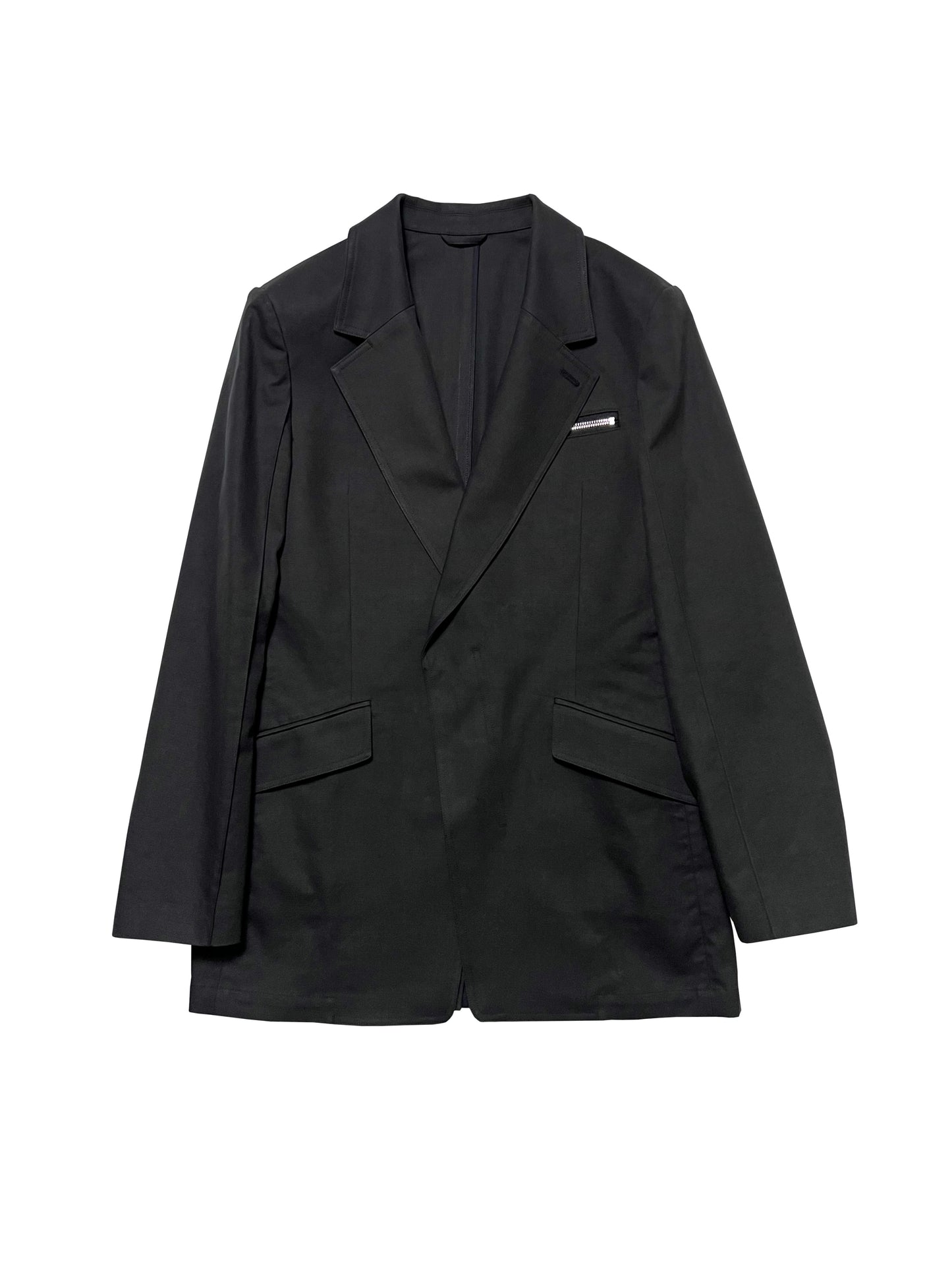 METHUSELAH Ⅱ / FITTED BLAZER in BLACK