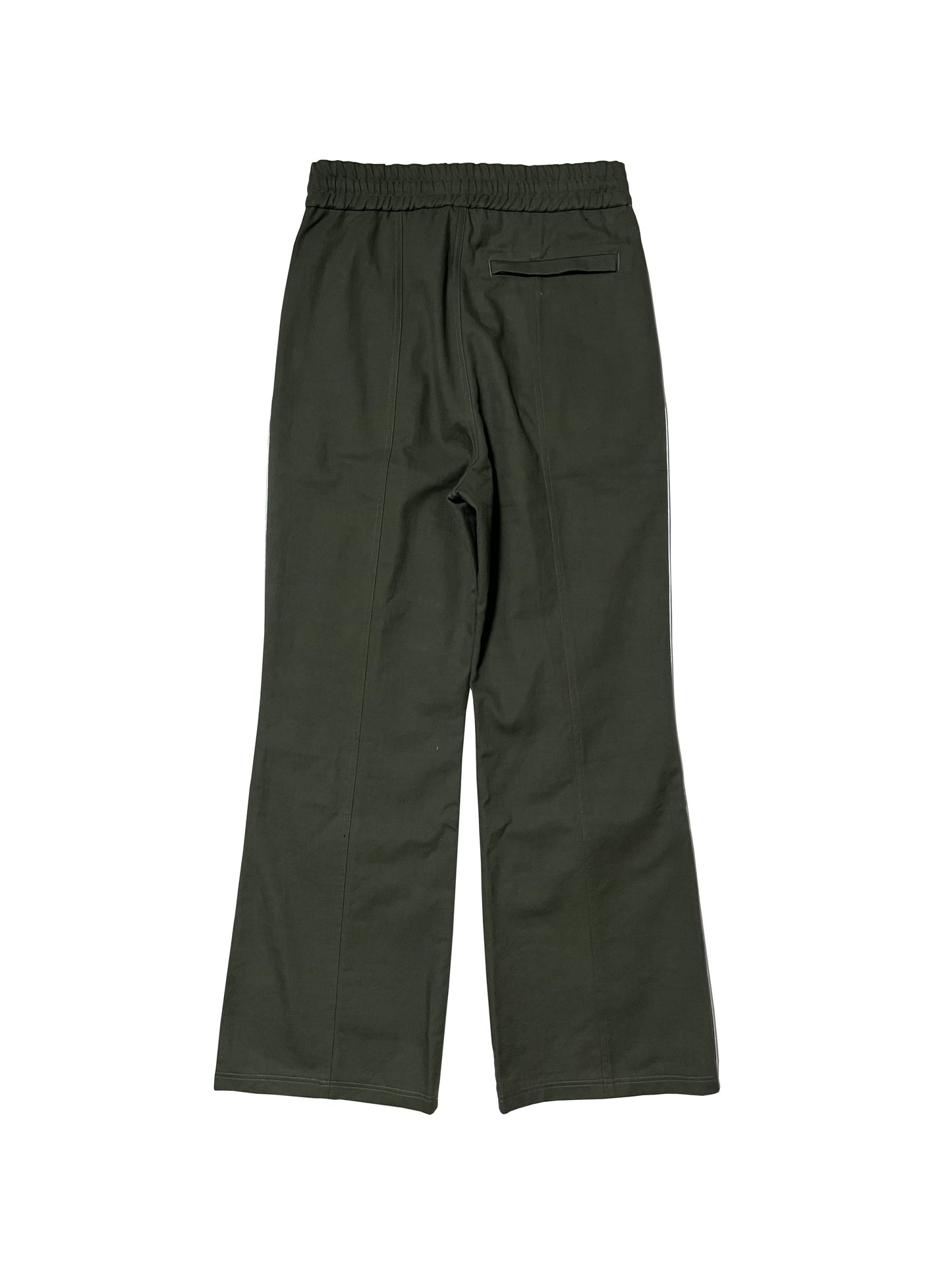 MIRA COTTON LOUNGE TROUSERS in HUNTER GREEN