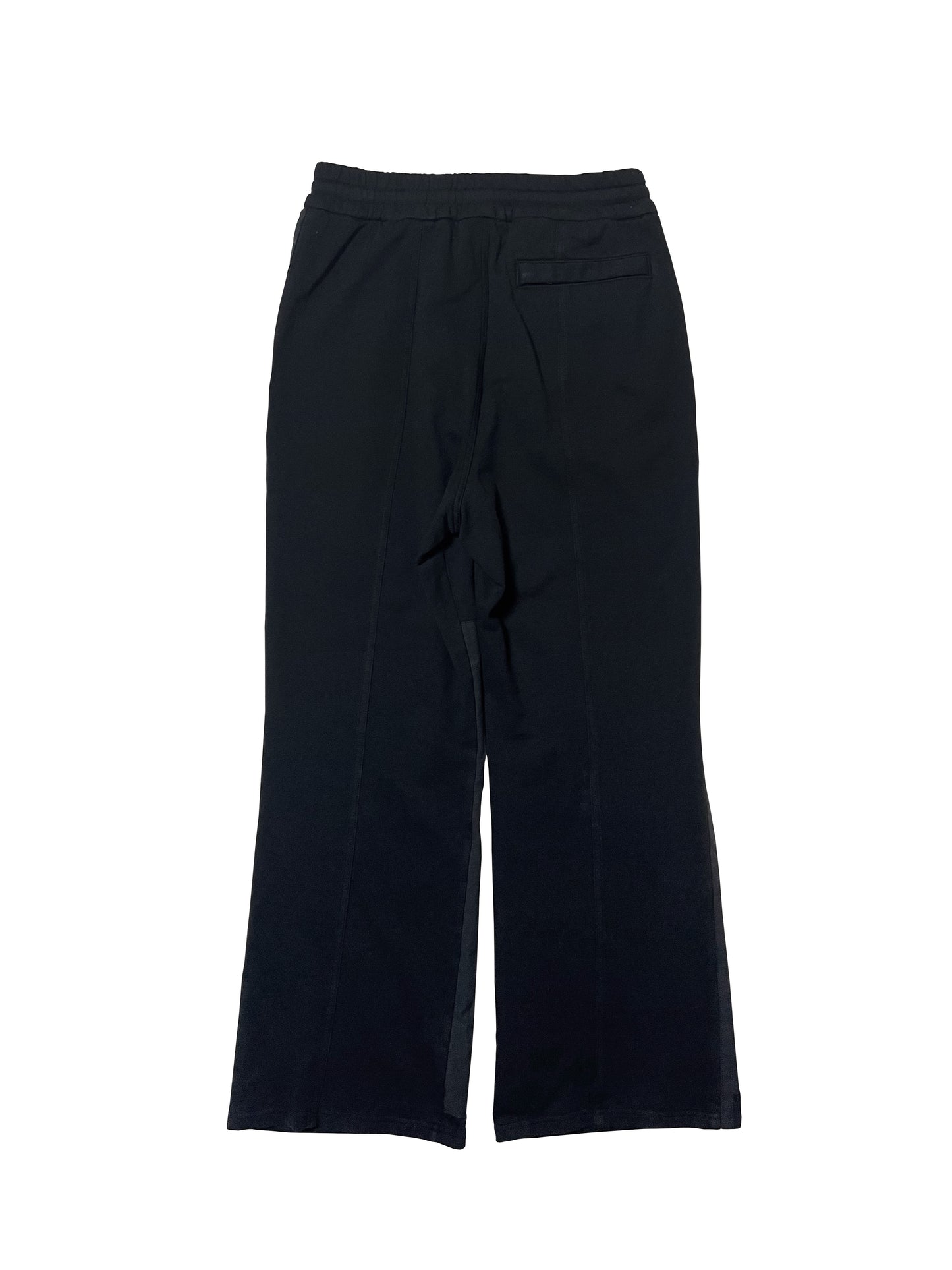 GARMENT DYED LOUNGE TROUSERS in BLACK