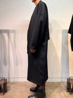 VENTO TECHNICAL WOOL PARKA in BLACK