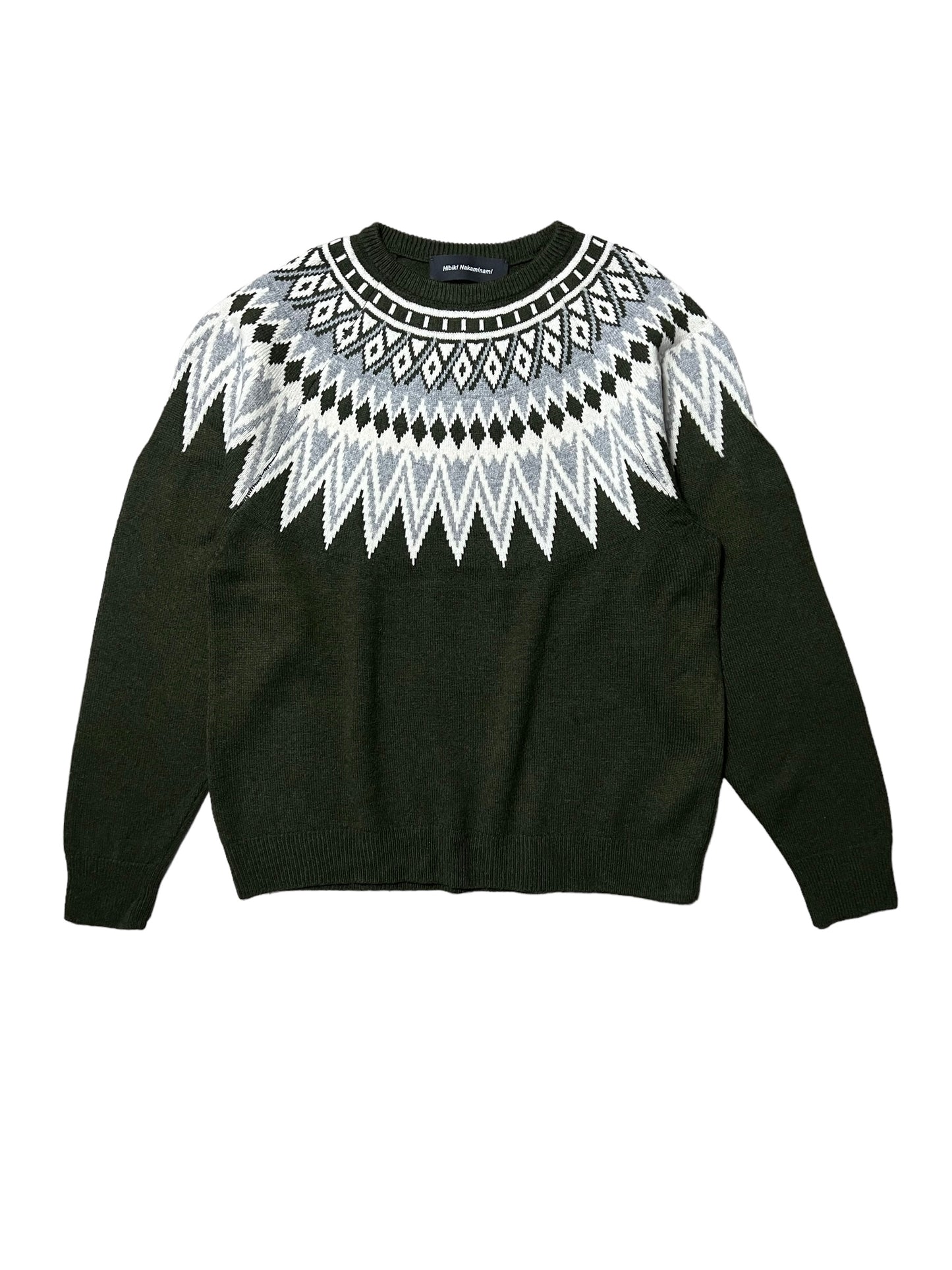 MERAK / KNIT JUMPER in HUNTER GREEN